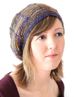Aduki hat in Colinette ART yarn